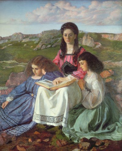 Las Tres Hermanas del Decano Liddell de William Blake Richmond